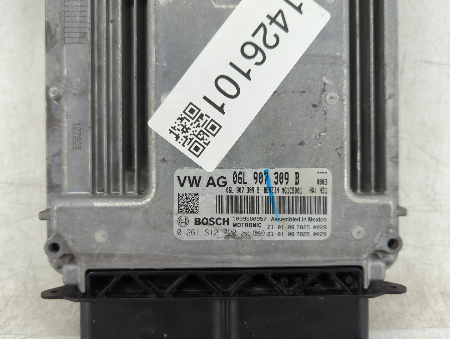 2021 Volkswagen Tiguan PCM Engine Control Computer ECU ECM PCU OEM P/N:06L 907 309 B 0 261 S12 720 Fits OEM Used Auto Parts 