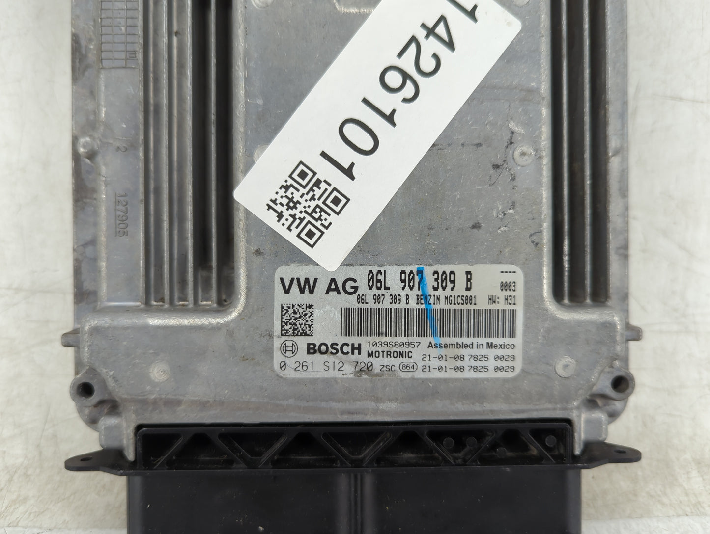 2021 Volkswagen Tiguan PCM Engine Control Computer ECU ECM PCU OEM P/N:06L 907 309 B 0 261 S12 720 Fits OEM Used Auto Parts 