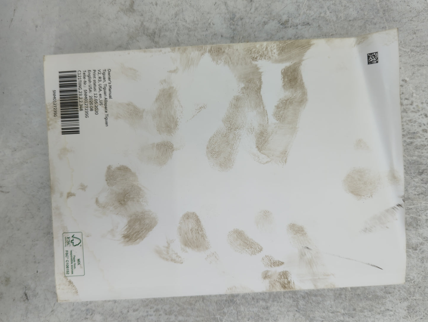 2021 Volkswagen Tiguan Owners Manual Book Guide P/N:5NM012723SG OEM Used Auto Parts - Oemusedautoparts1.com
