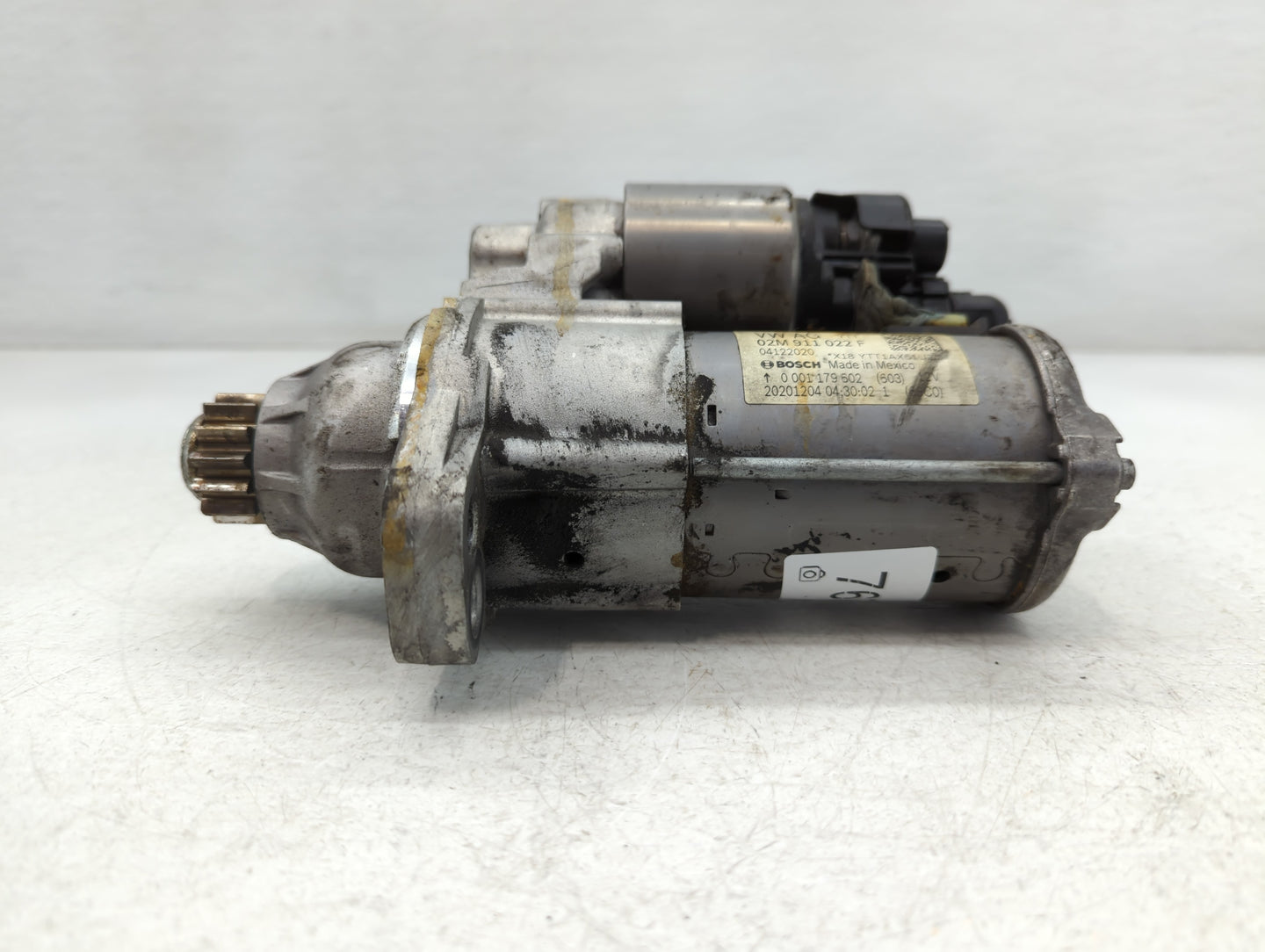 2018-2022 Volkswagen Tiguan Car Starter Motor Solenoid OEM P/N:02M 911 022 F Fits Fits 2018 2019 2020 2021 2022 OEM Used Aut