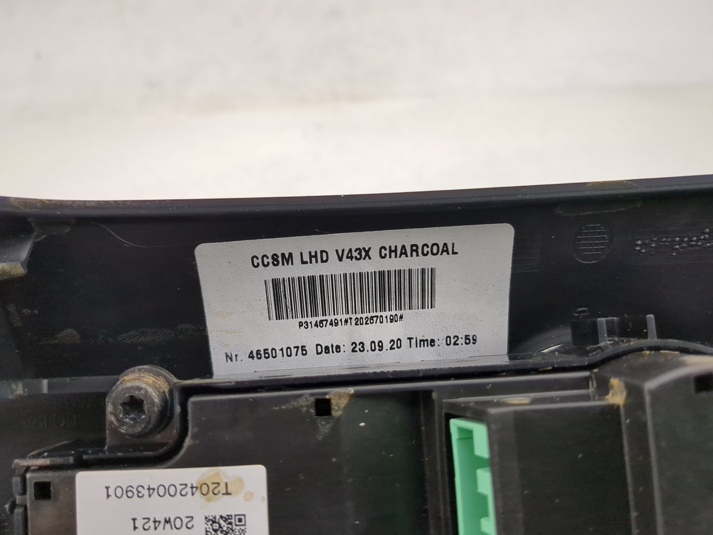 2019-2020 Volvo S60 Climate Control Module Temperature AC/Heater Replacement P/N:P31398845 Fits Fits 2017 2018 2019 2020 202