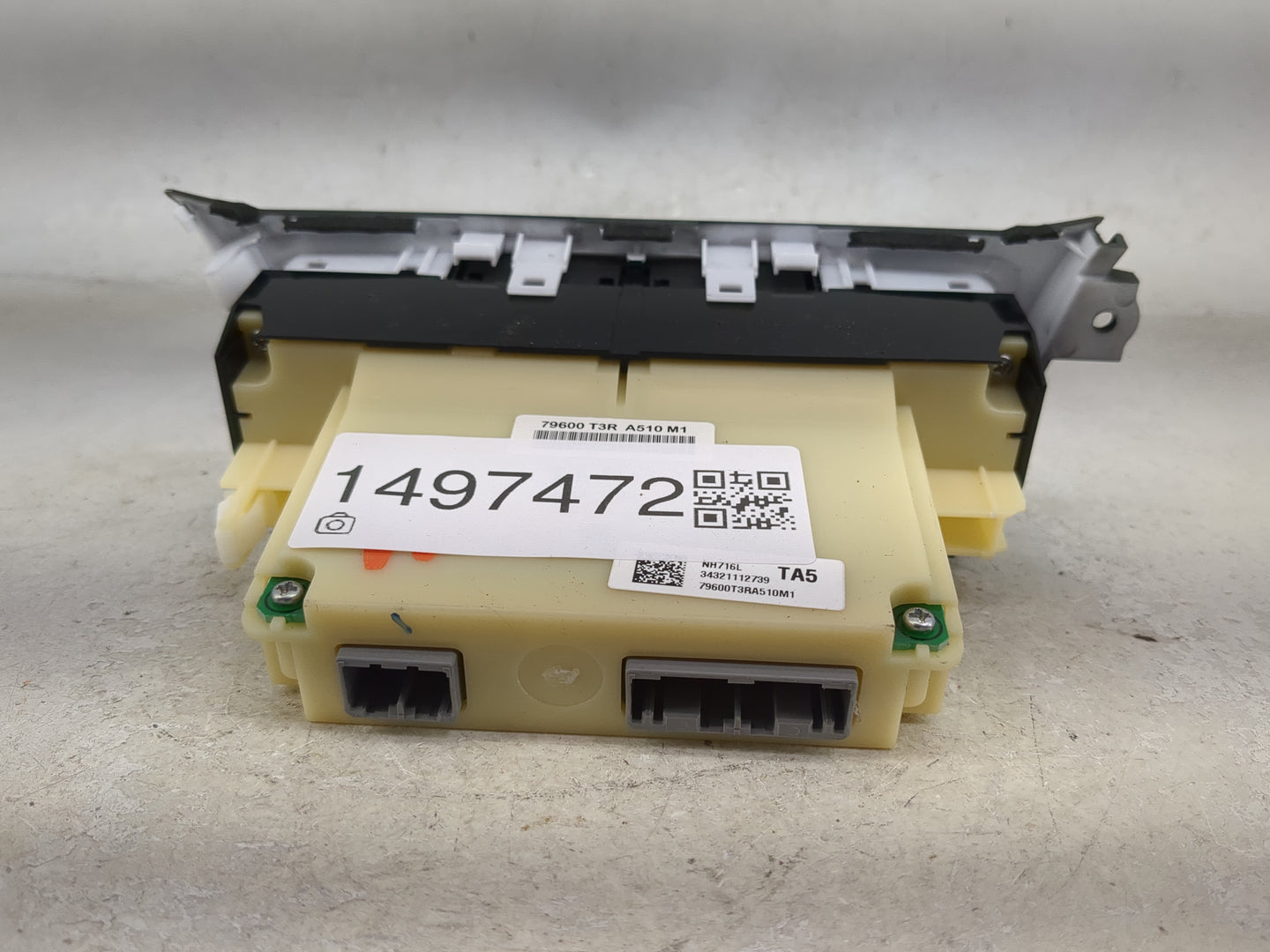 2019-2022 Acura Ilx Climate Control Module Temperature AC/Heater Replacement P/N:79600T3RA510M1 79600 T3R A510 M1 Fits OEM U