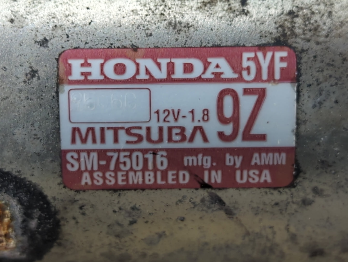 2021-2022 Acura Tlx Car Starter Motor Solenoid OEM P/N:SM-75016 Fits Fits 2019 2020 2021 2022 OEM Used Auto Parts - Oemuseda