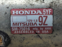 2021-2022 Acura Tlx Car Starter Motor Solenoid OEM P/N:SM-75016 Fits Fits 2019 2020 2021 2022 OEM Used Auto Parts - Oemuseda