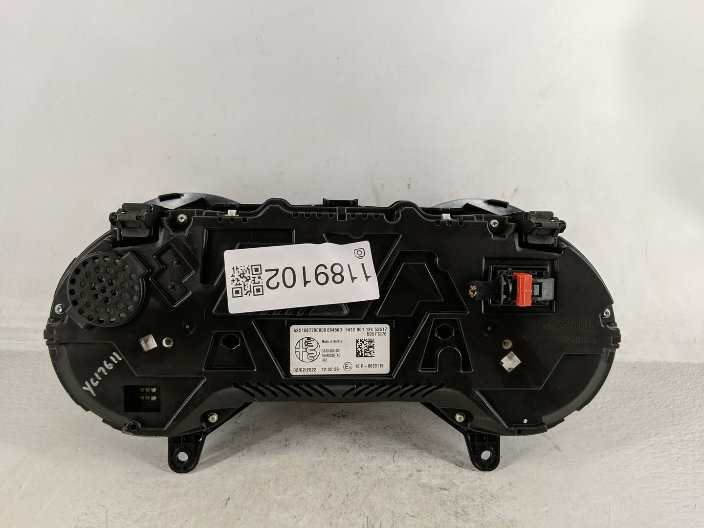 2022 Alfa Romeo Stelvio Instrument Cluster Speedometer Gauges Fits OEM Used Auto Parts - Oemusedautoparts1.com
