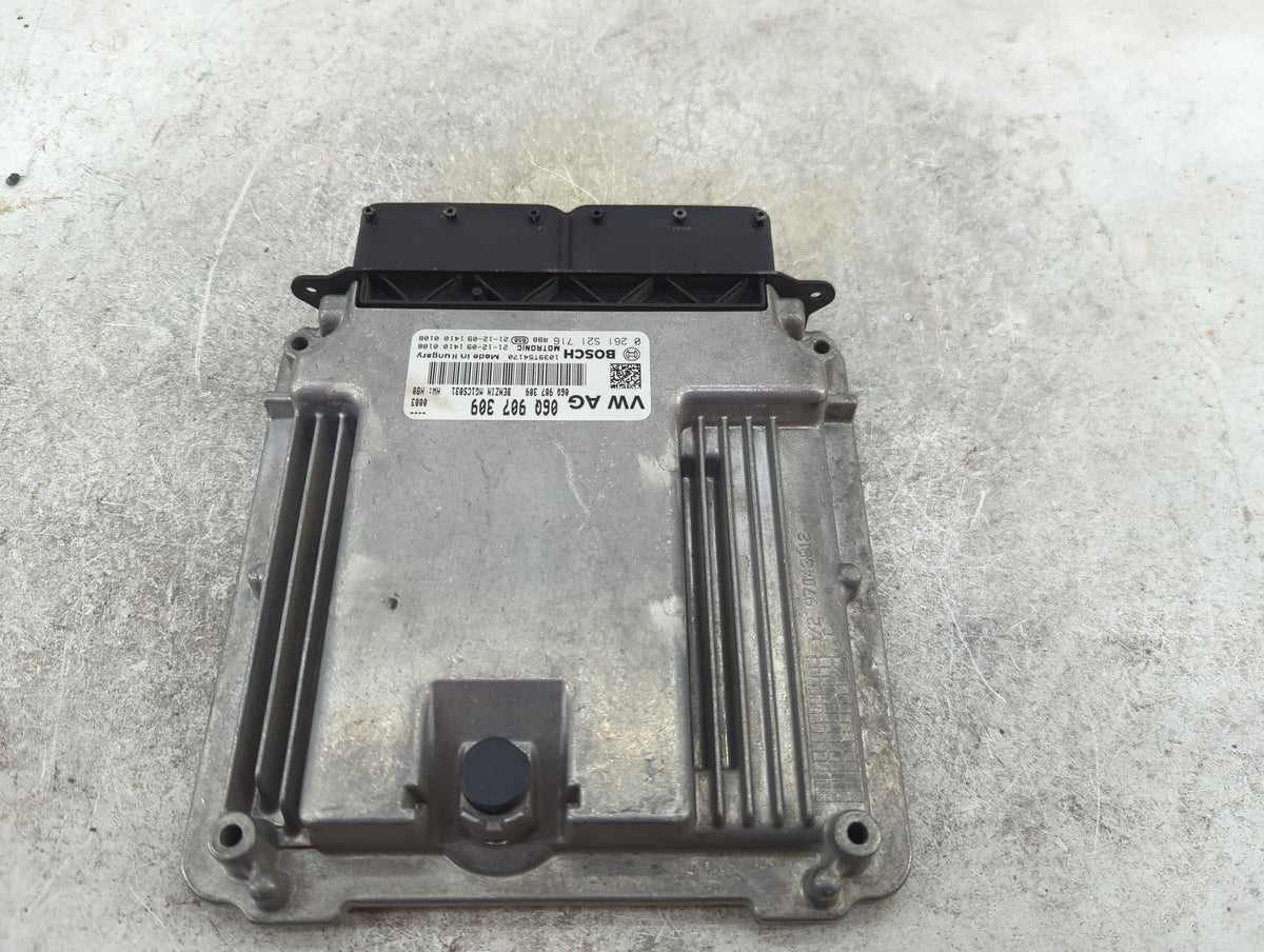 2022 Audi A3 PCM Engine Control Computer ECU ECM PCU OEM P/N:06Q907309 0261S21716, 1039T54170 Fits OEM Used Auto Parts - Oem