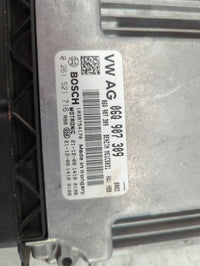 2022 Audi A3 PCM Engine Control Computer ECU ECM PCU OEM P/N:06Q907309 0261S21716, 1039T54170 Fits OEM Used Auto Parts - Oem