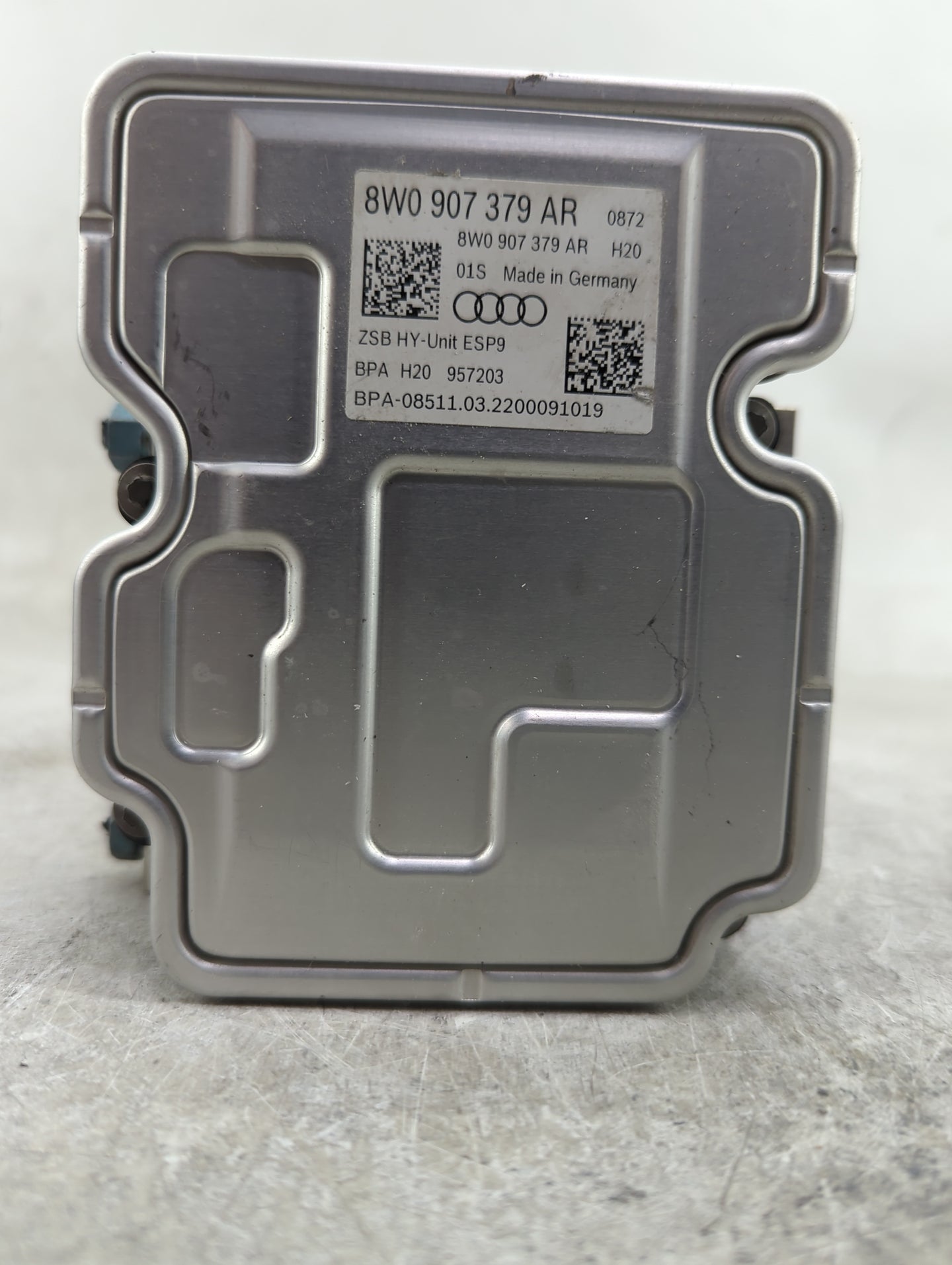 2022 Audi A4 ABS Pump Control Module Replacement P/N:8W0907379AR 8W0614517AB Fits OEM Used Auto Parts - Oemusedautoparts1.co