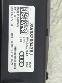 2020-2021 Audi A4 Climate Control Module Temperature AC/Heater Replacement P/N:8W0820043BJ 5HB013479-56 Fits Fits 2020 2021 