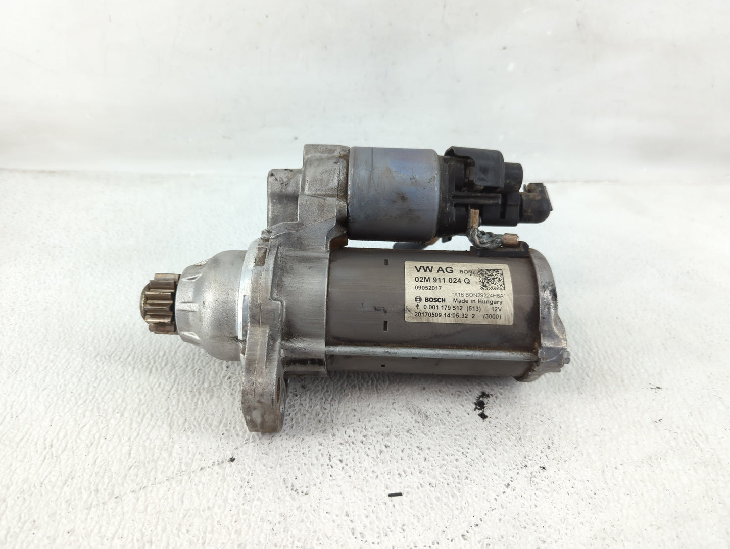 2019-2021 Audi Q3 Car Starter Motor Solenoid OEM P/N:02M 911 024 Q Fits Fits 2018 2019 2020 2021 2022 OEM Used Auto Parts - 