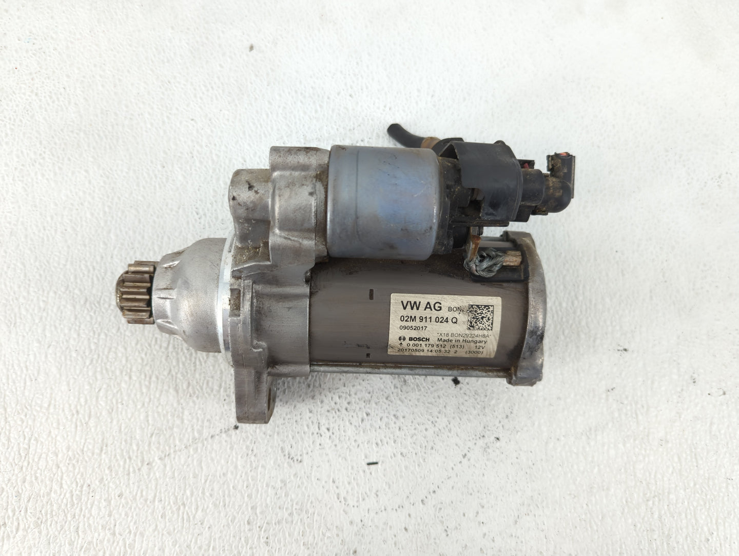 2019-2021 Audi Q3 Car Starter Motor Solenoid OEM P/N:02M 911 024 Q Fits Fits 2018 2019 2020 2021 2022 OEM Used Auto Parts - 