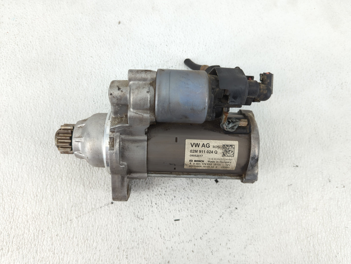 2019-2021 Audi Q3 Car Starter Motor Solenoid OEM P/N:02M 911 024 Q Fits Fits 2018 2019 2020 2021 2022 OEM Used Auto Parts - 