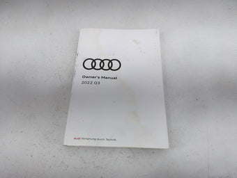 compare product 2022 Audi Q3 Owners Manual Book Guide P/N:83A012721BF 83A0127218F OEM Used Auto Parts