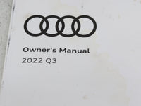 2022 Audi Q3 Owners Manual Book Guide P/N:83A012721BF 83A0127218F OEM Used Auto Parts - Oemusedautoparts1.com