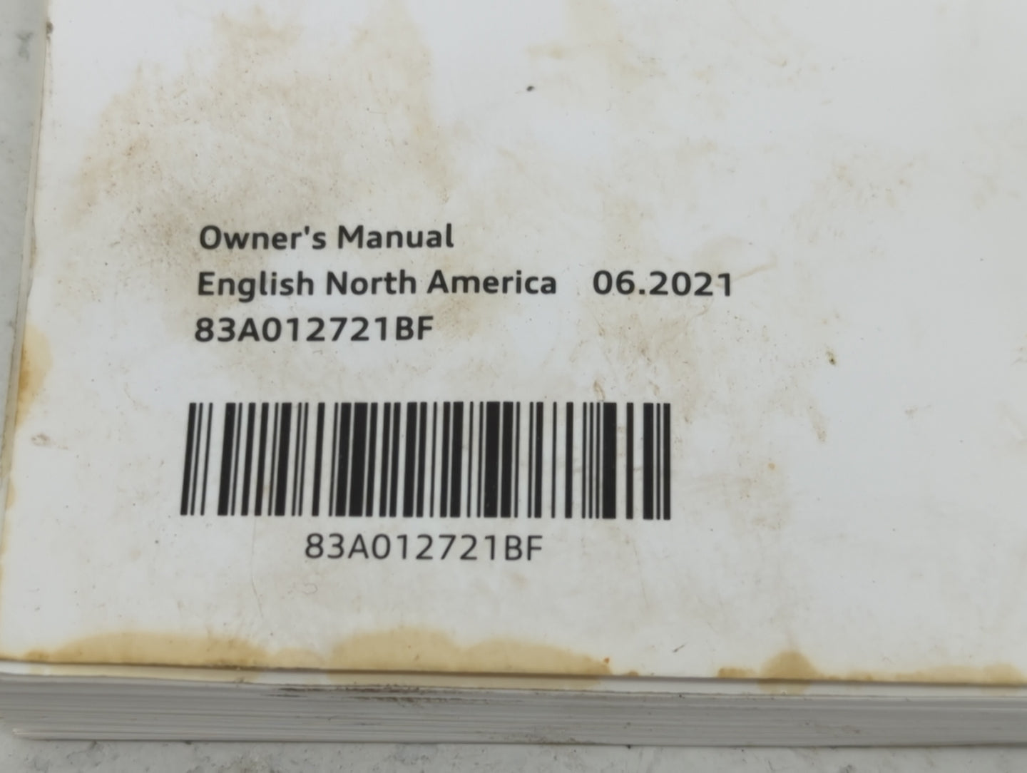 2022 Audi Q3 Owners Manual Book Guide P/N:83A012721BF 83A0127218F OEM Used Auto Parts - Oemusedautoparts1.com