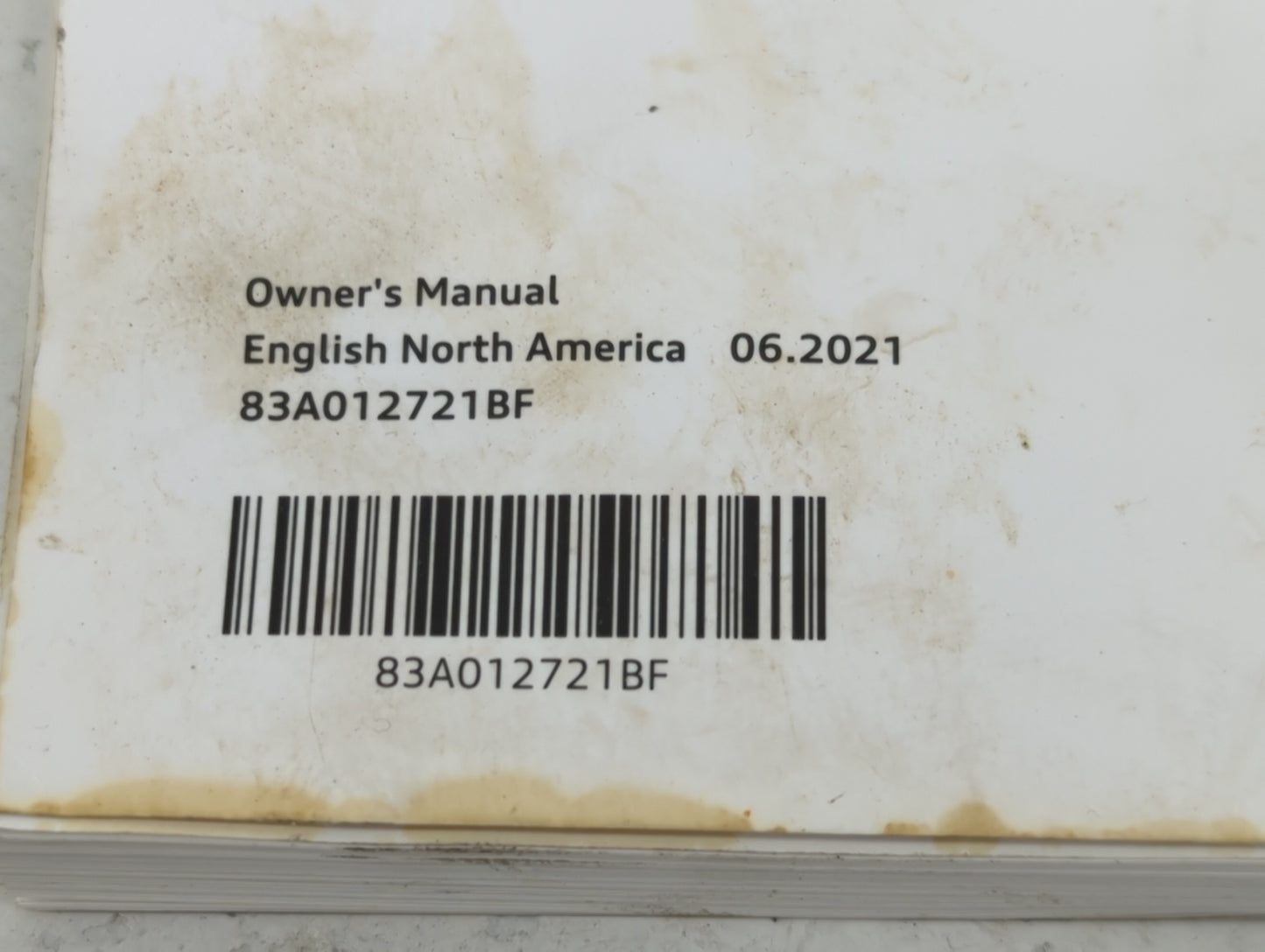 2022 Audi Q3 Owners Manual Book Guide P/N:83A012721BF 83A0127218F OEM Used Auto Parts - Oemusedautoparts1.com