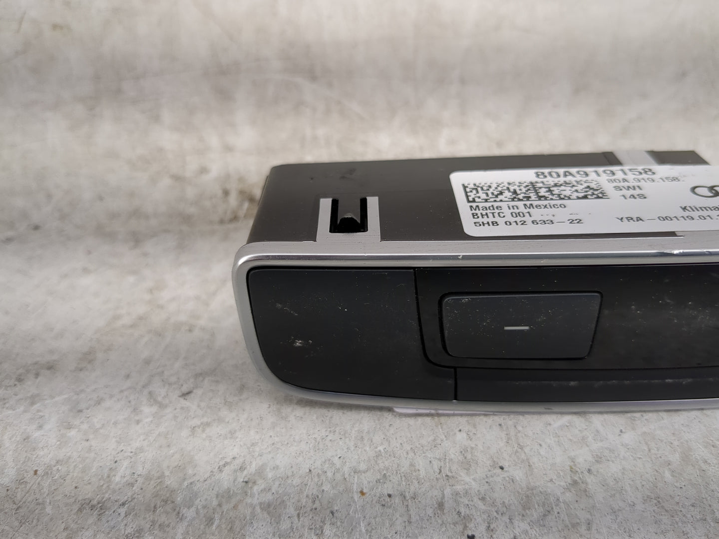 2018-2021 Audi Q5 Climate Control Module Temperature AC/Heater Replacement P/N:80A919158 Fits Fits 2017 2018 2019 2020 2021 