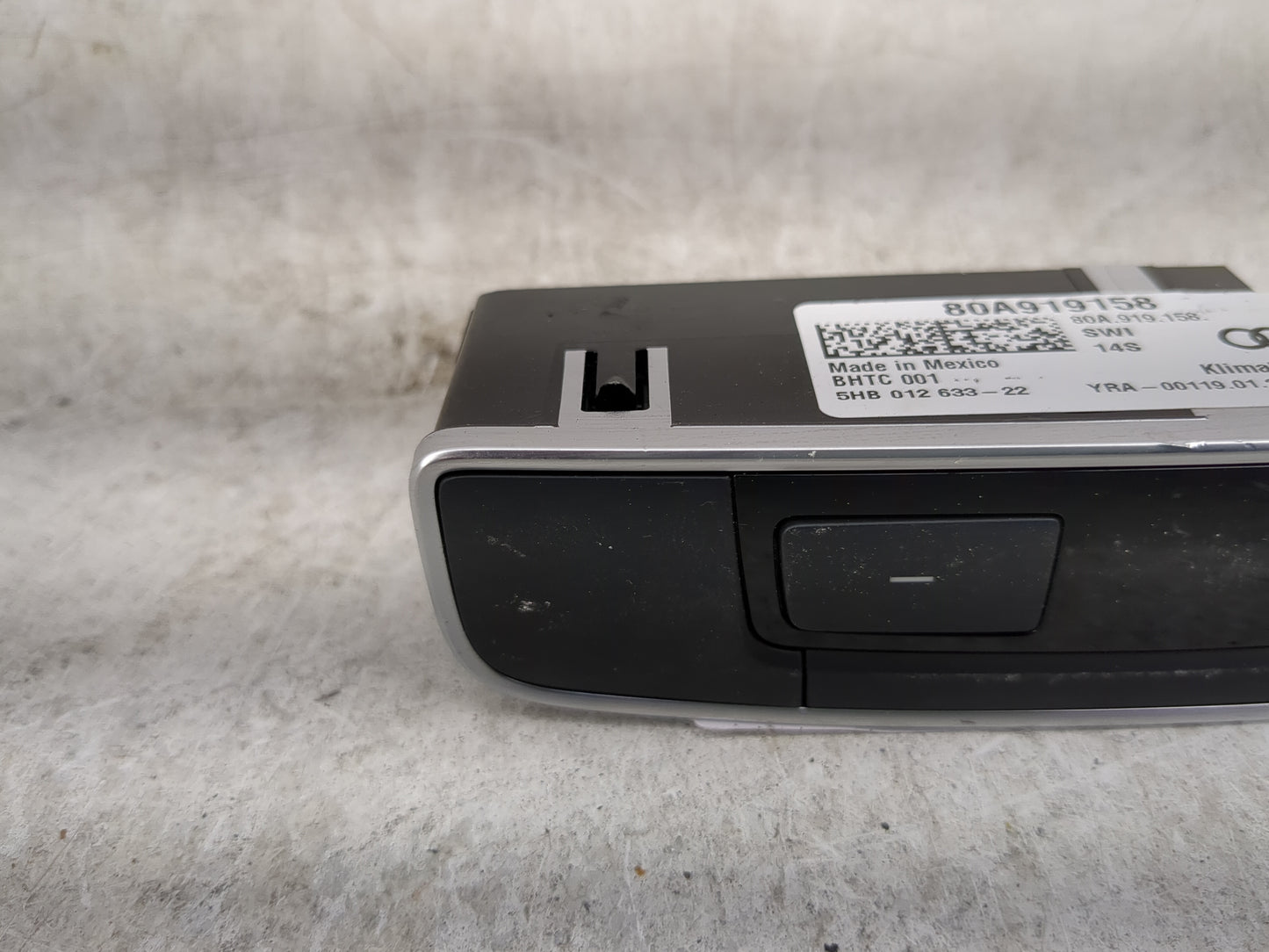 2018-2021 Audi Q5 Climate Control Module Temperature AC/Heater Replacement P/N:80A919158 Fits Fits 2017 2018 2019 2020 2021 