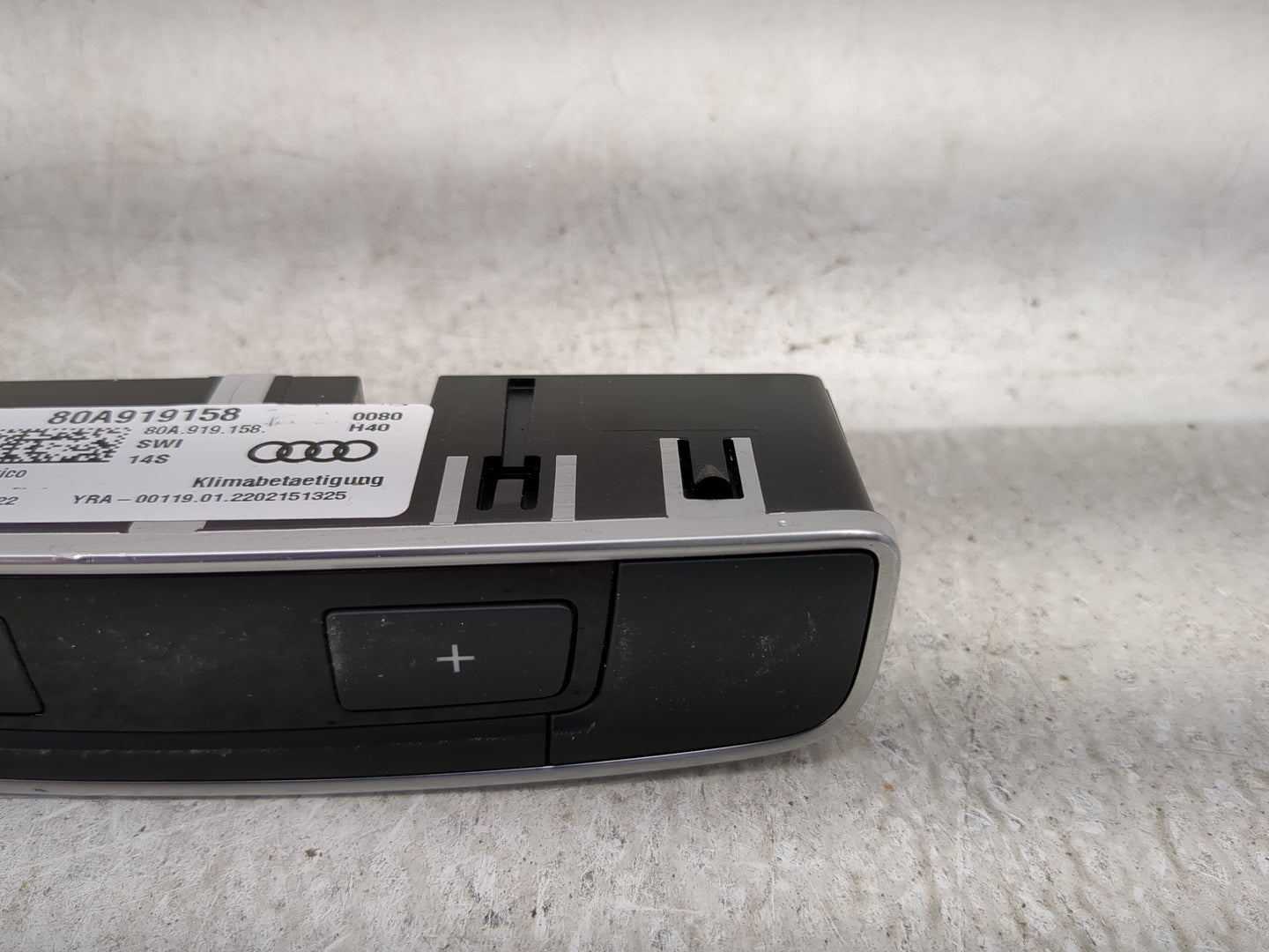 2018-2021 Audi Q5 Climate Control Module Temperature AC/Heater Replacement P/N:80A919158 Fits Fits 2017 2018 2019 2020 2021 