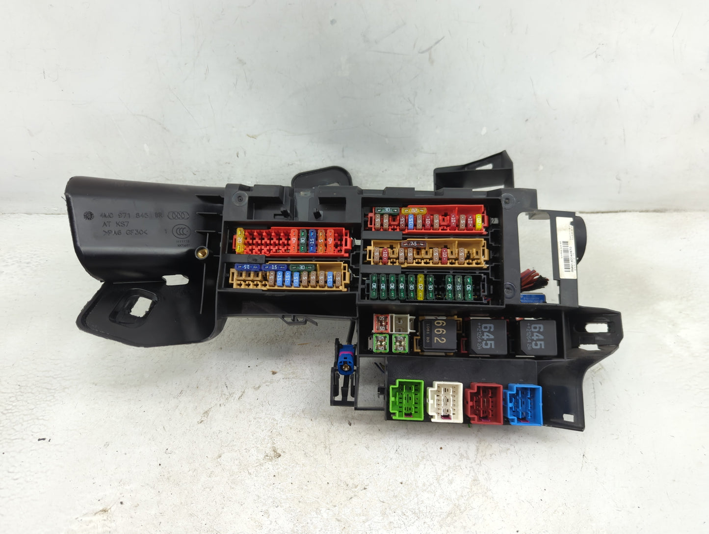 2017-2022 Audi Q7 Fusebox Fuse Box Panel Relay Module P/N:4M0 971 845 Fits Fits 2017 2018 2019 2020 2021 2022 OEM Used Auto 