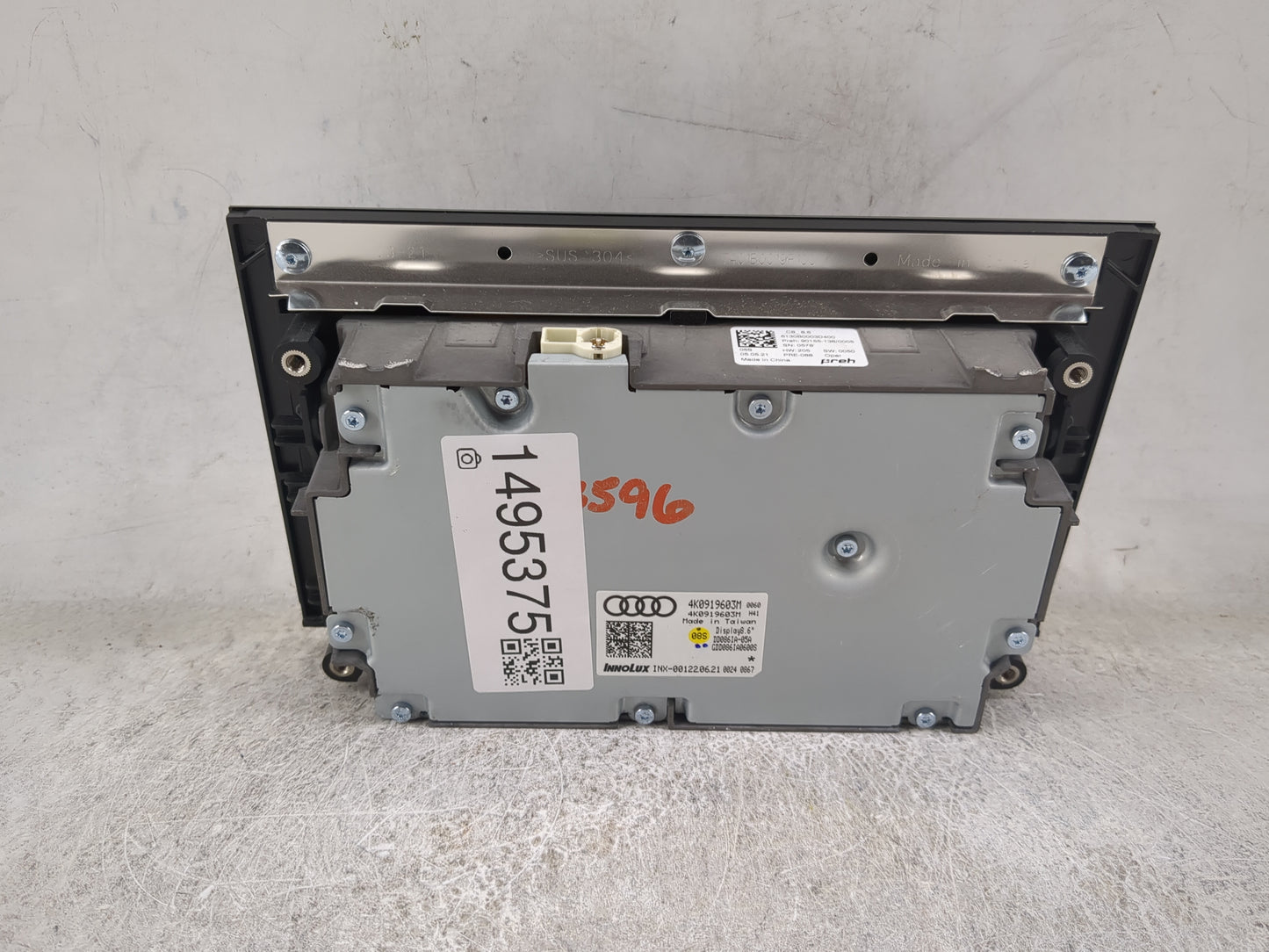 2022 Audi Rs7 Climate Control Module Temperature AC/Heater Replacement P/N:4K0919603M DD086IA-05A, GDD086IA0600S Fits OEM Us