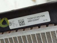 2022 Audi Tt Engine Cooling Radiator Condensor P/N:26012204 5Q0121251GN Fits OEM Used Auto Parts - Oemusedautoparts1.com