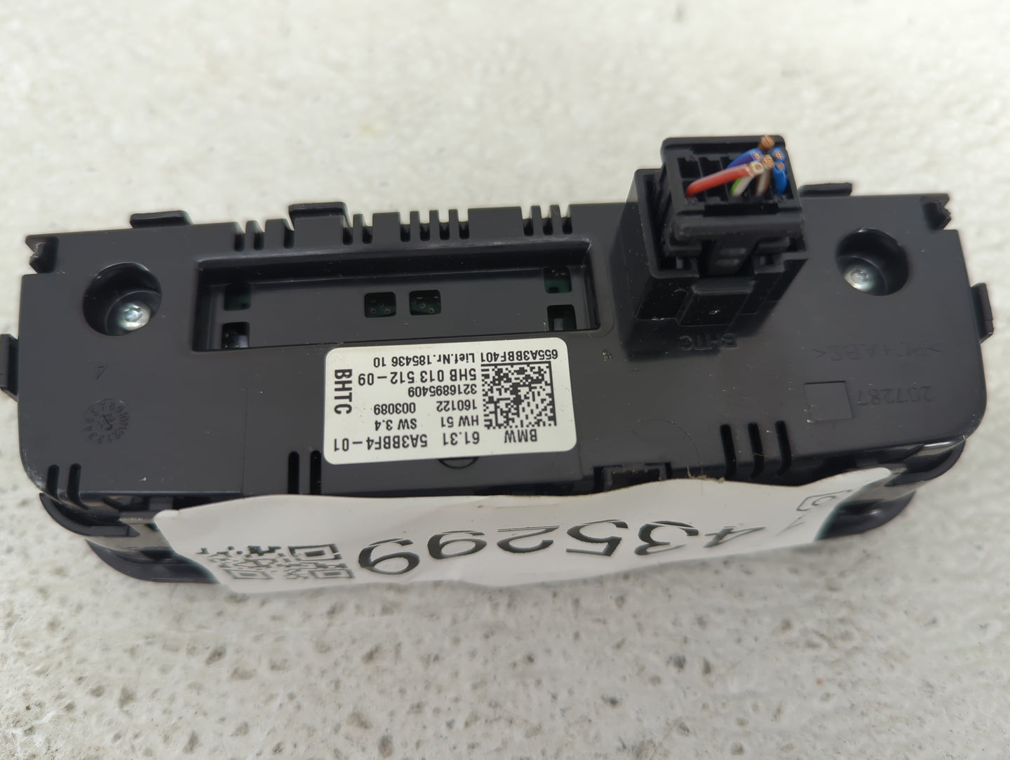 2019-2021 Bmw 330i Climate Control Module Temperature AC/Heater Replacement P/N:5A3BBF4-01 5HB013512-09 Fits Fits 2019 2020 