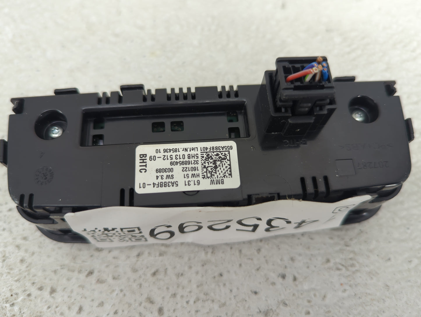 2019-2021 Bmw 330i Climate Control Module Temperature AC/Heater Replacement P/N:5A3BBF4-01 5HB013512-09 Fits Fits 2019 2020 