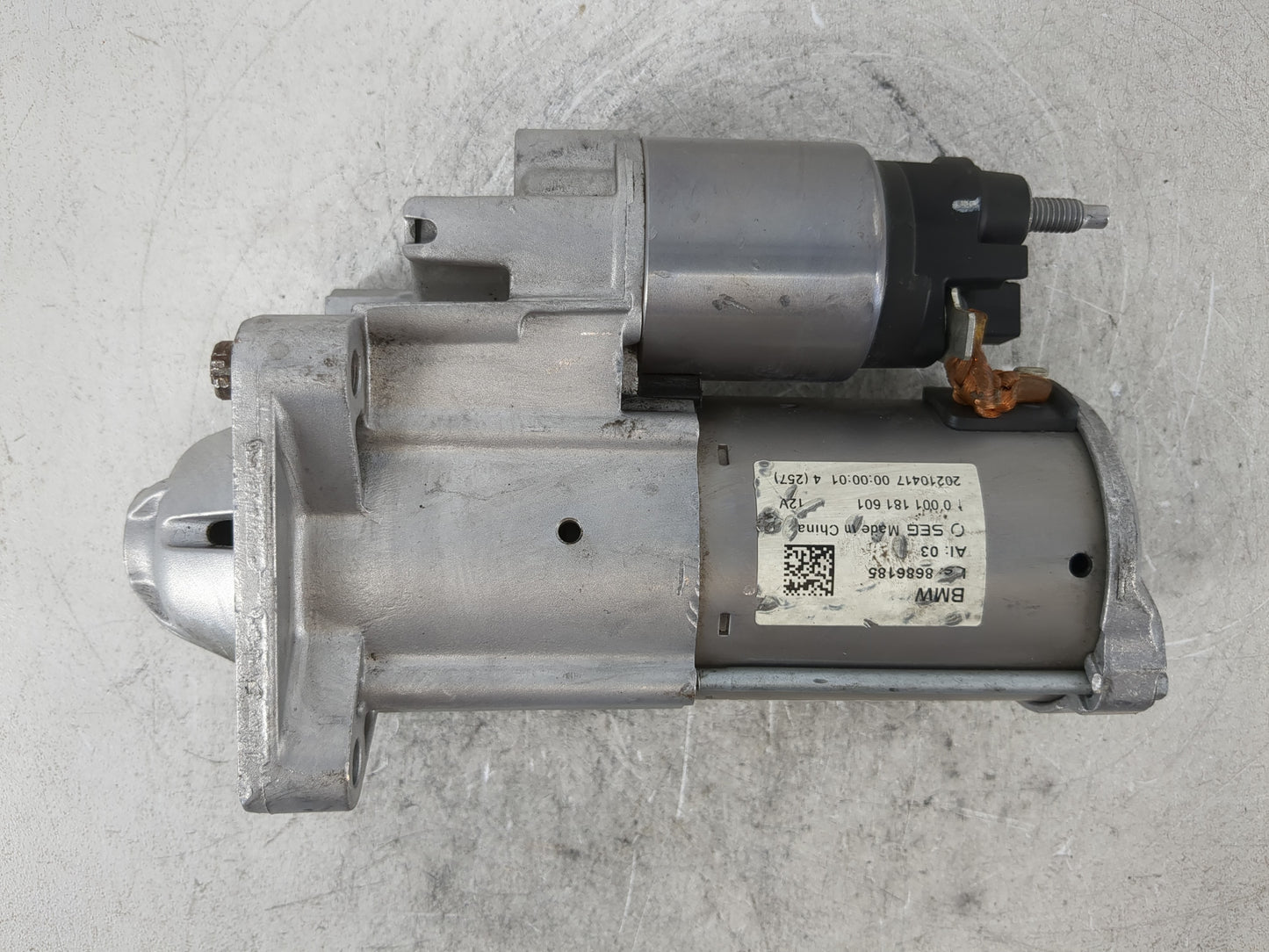 2020-2022 Bmw X3 Car Starter Motor Solenoid OEM P/N:8686185 Fits Fits 2019 2020 2021 2022 OEM Used Auto Parts - Oemusedautop