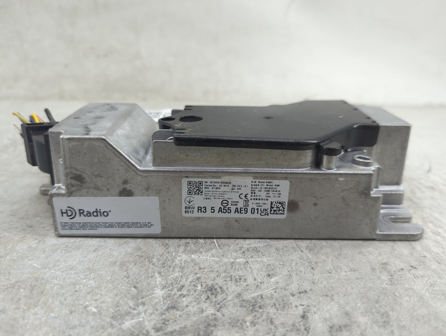 2022-2022 Bmw X3 Radio Speaker Amplifier R3 5 A55 Ae9 01|8714867|hb B274 - Oemusedautoparts1.com