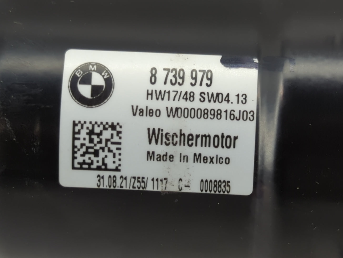 2019-2022 Bmw X5 Front Windshield Wiper Motor P/N:8 739 979 Fits Fits 2019 2020 2021 2022 OEM Used Auto Parts - Oemusedautop