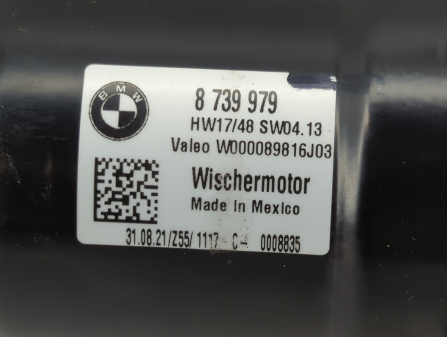 2019-2022 Bmw X5 Front Windshield Wiper Motor P/N:8 739 979 Fits Fits 2019 2020 2021 2022 OEM Used Auto Parts - Oemusedautop
