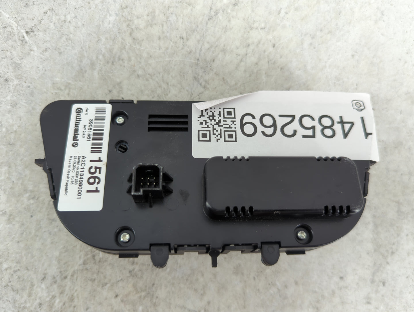 2017-2021 Buick Encore Climate Control Module Temperature AC/Heater Replacement P/N:39081561 A2C1134980001 Fits OEM Used Aut