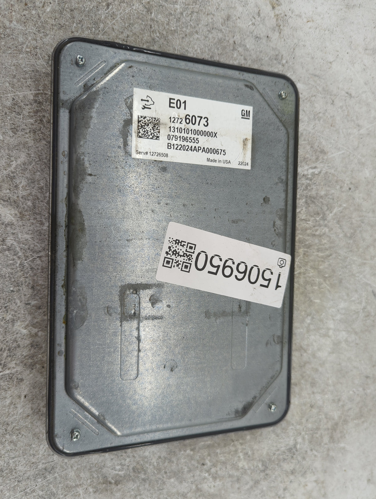 2020-2021 Buick Encore PCM Engine Control Computer ECU ECM PCU OEM P/N:12726073 Serv# 12726508 Fits 2020 2021 2022 OEM Used 