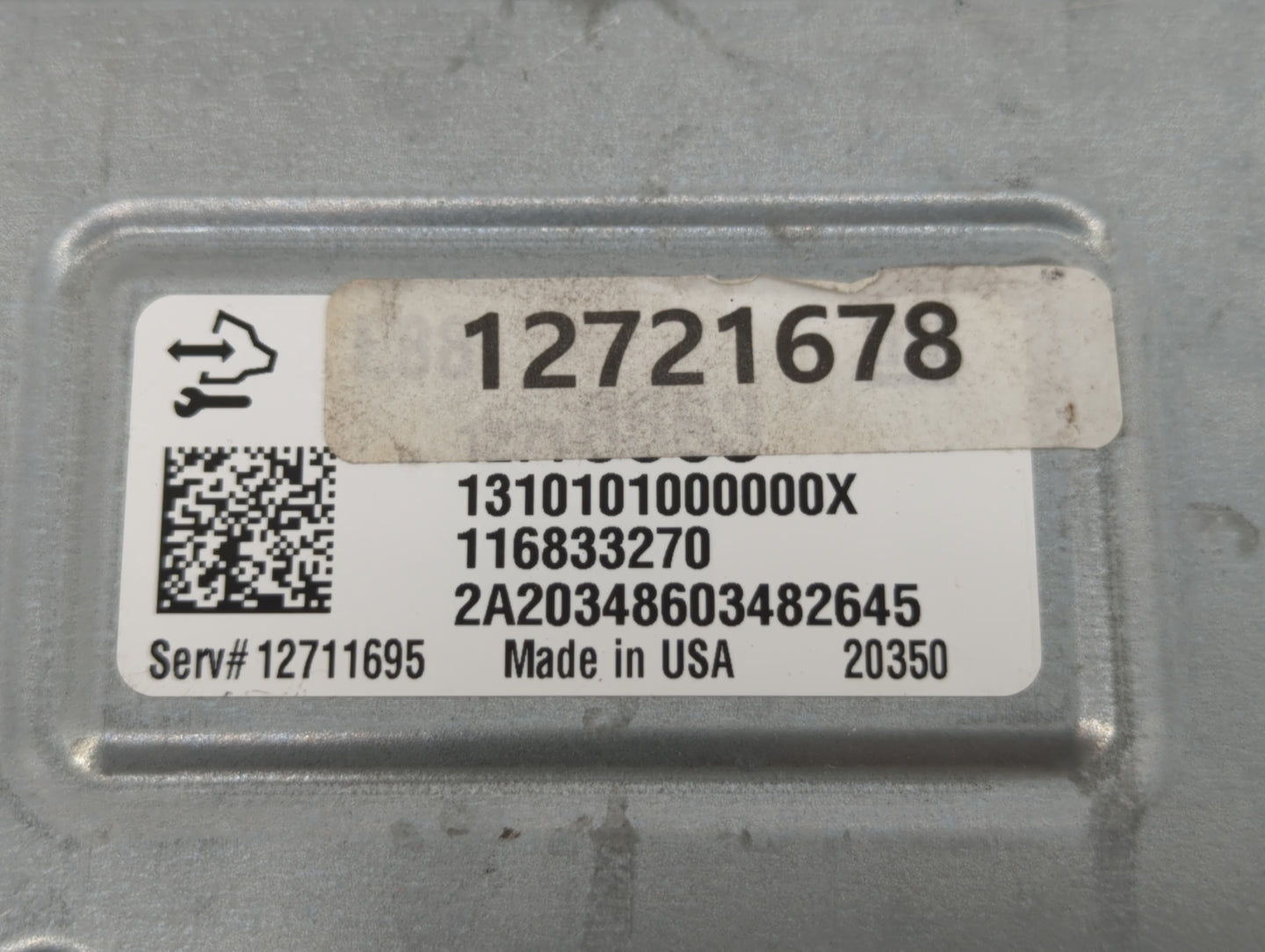 2019 Buick Encore PCM Engine Control Computer ECU ECM PCU OEM P/N:12711695 12721678, 12669908 Fits Fits 2017 2018 2020 2021 