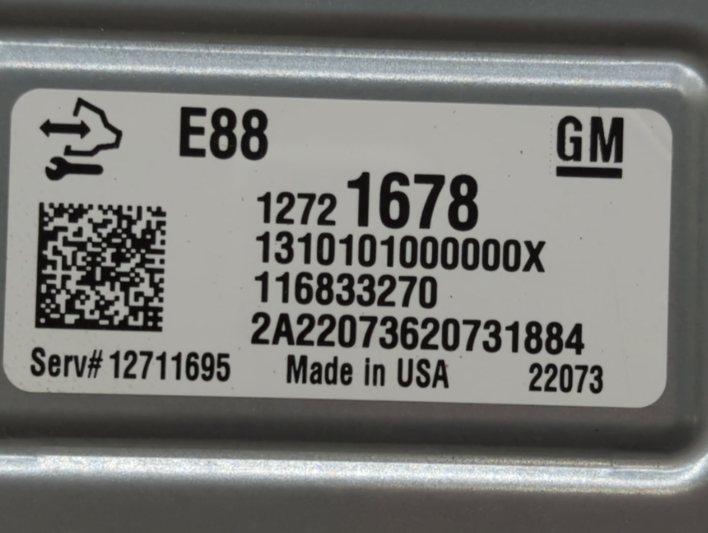 2019 Buick Encore PCM Engine Control Computer ECU ECM PCU OEM P/N:12711695 12721678, 12669908 Fits Fits 2017 2018 2020 2021 