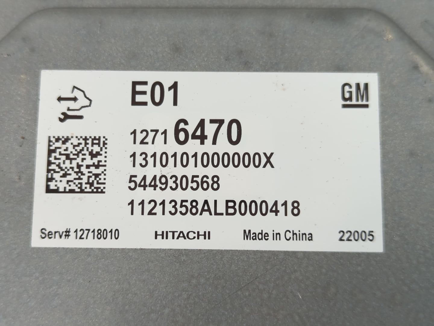 2022 Buick Envision PCM Engine Control Computer ECU ECM PCU OEM P/N:12716470 Fits OEM Used Auto Parts - Oemusedautoparts1.co