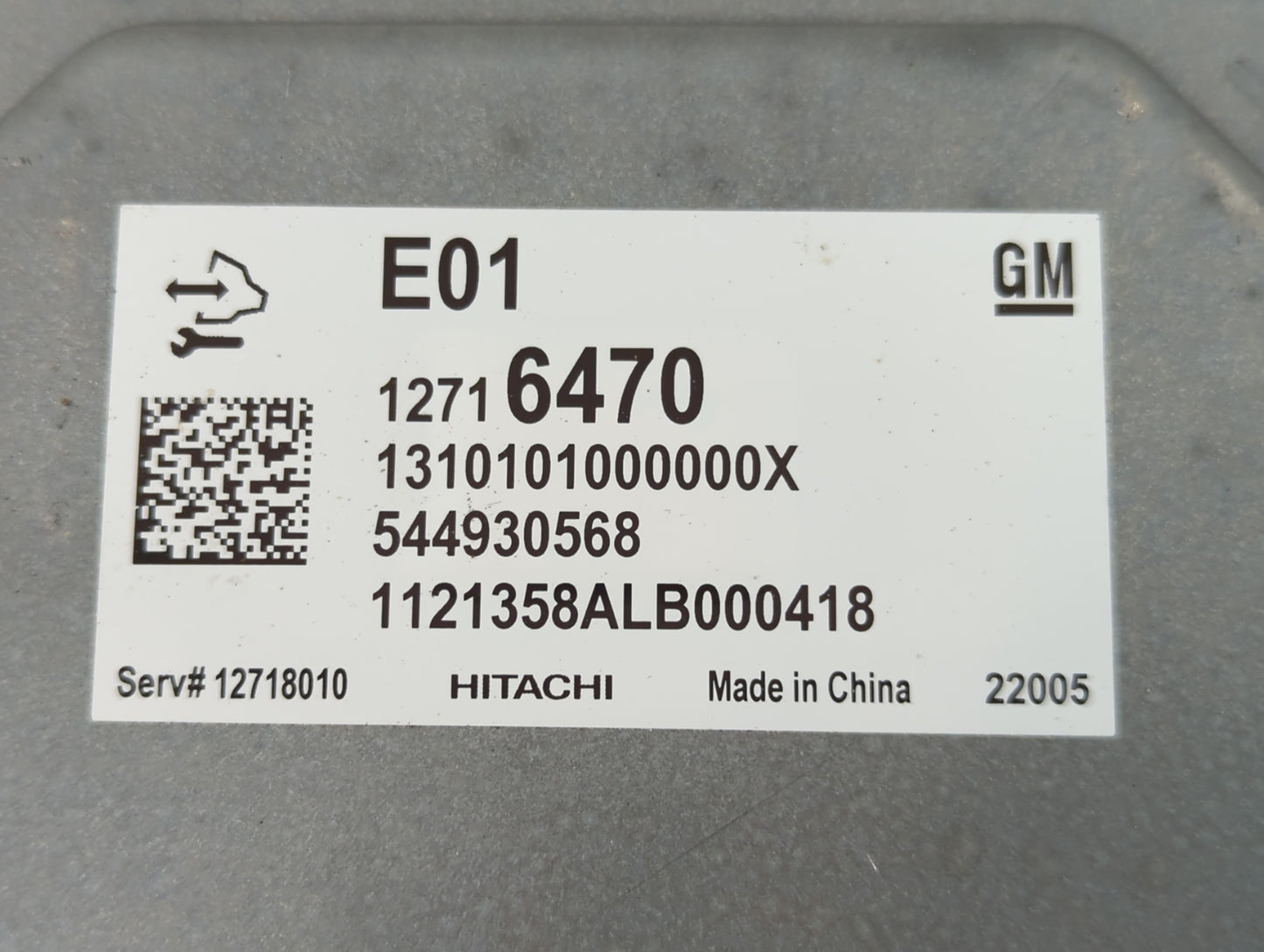 2022 Buick Envision PCM Engine Control Computer ECU ECM PCU OEM P/N:12716470 Fits OEM Used Auto Parts - Oemusedautoparts1.co