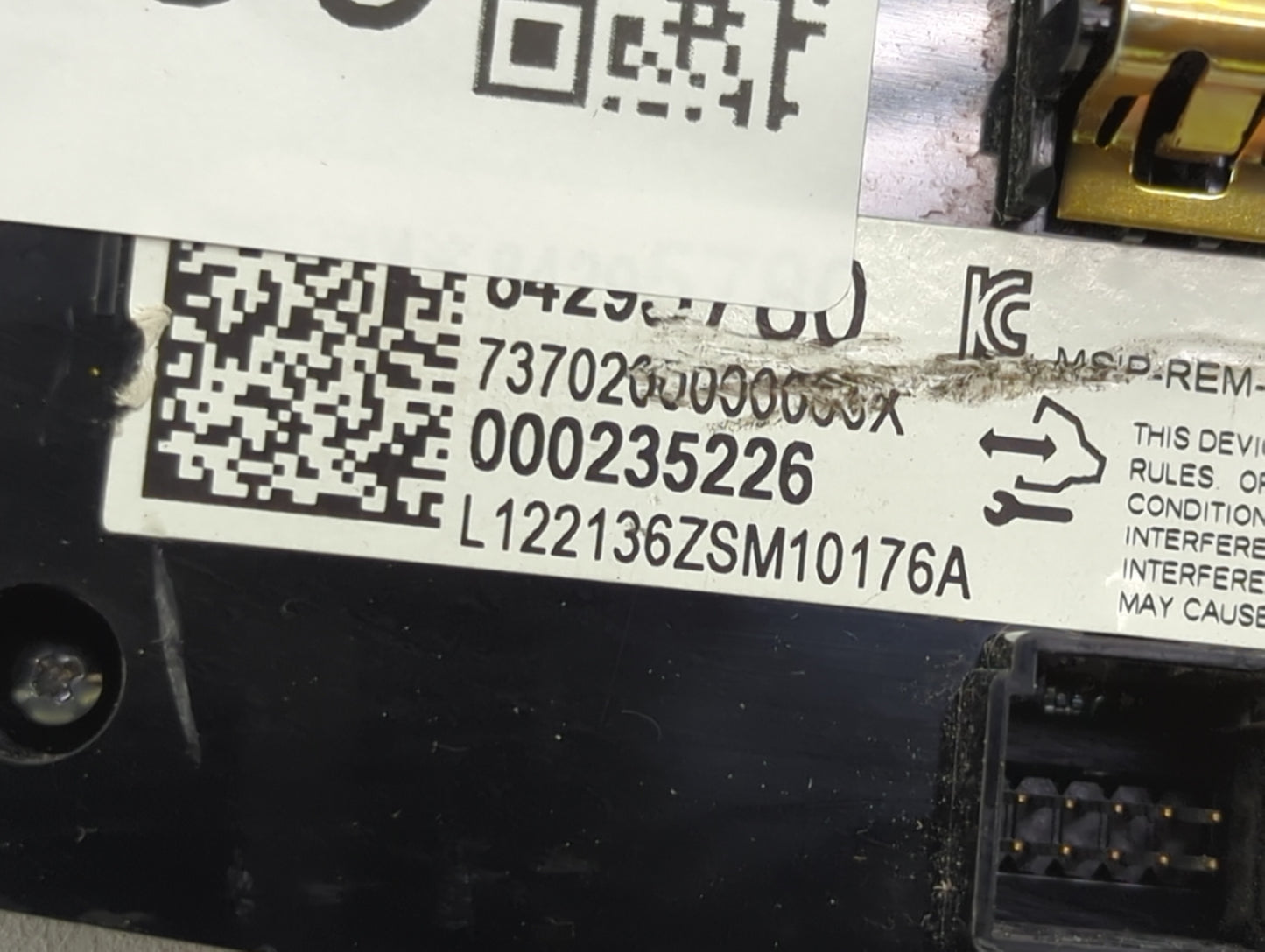 2022 Cadillac Xt5 Climate Control Module Temperature AC/Heater Replacement P/N:SEJ050893 QG0G410A, MSIP-REM-N25-QFGM529A Fit