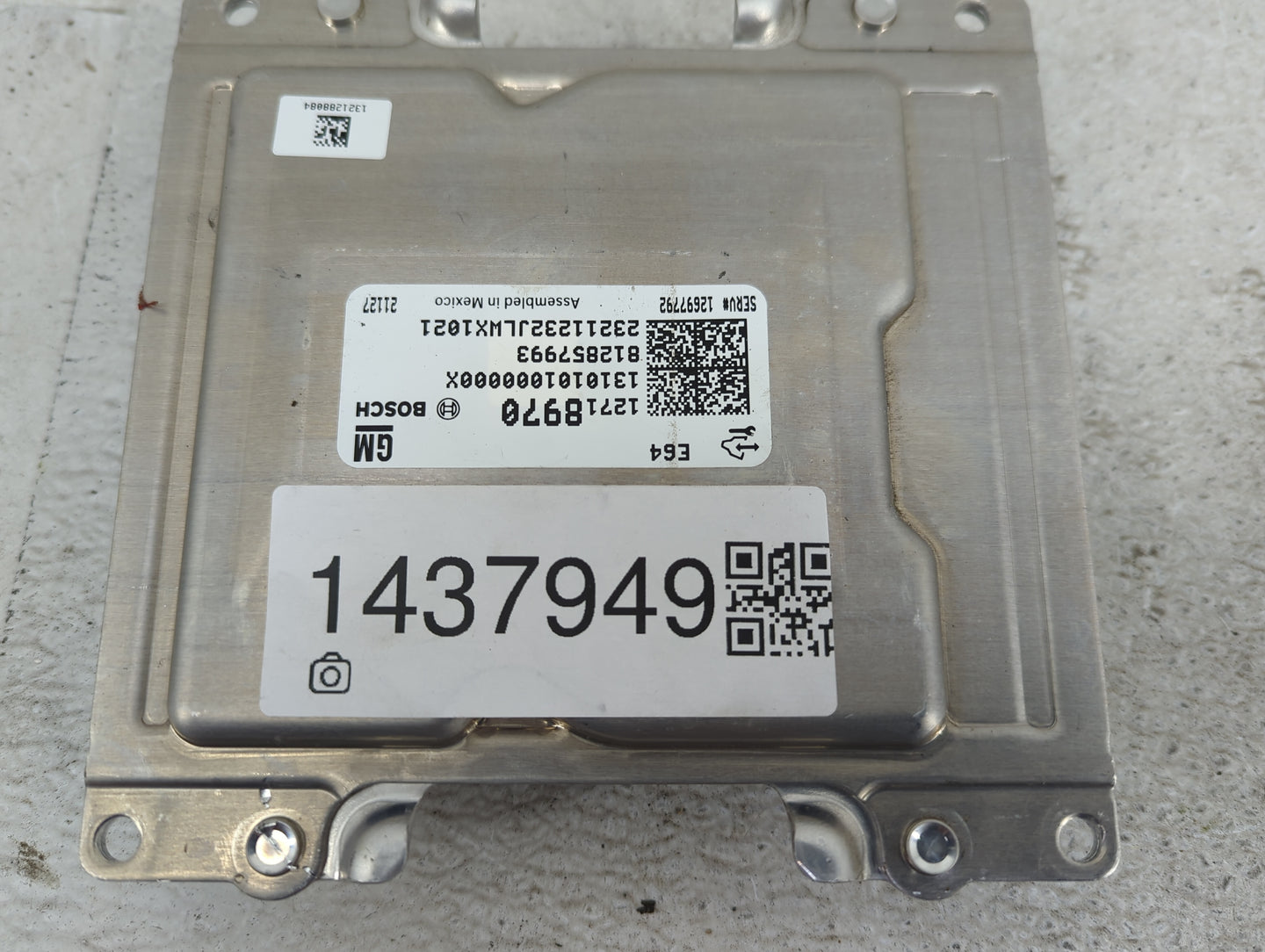 2022 Chevrolet Bolt Euv PCM Engine Control Computer ECU ECM PCU OEM P/N:12718970, 12697792 Fits OEM Used Auto Parts - Oemuse