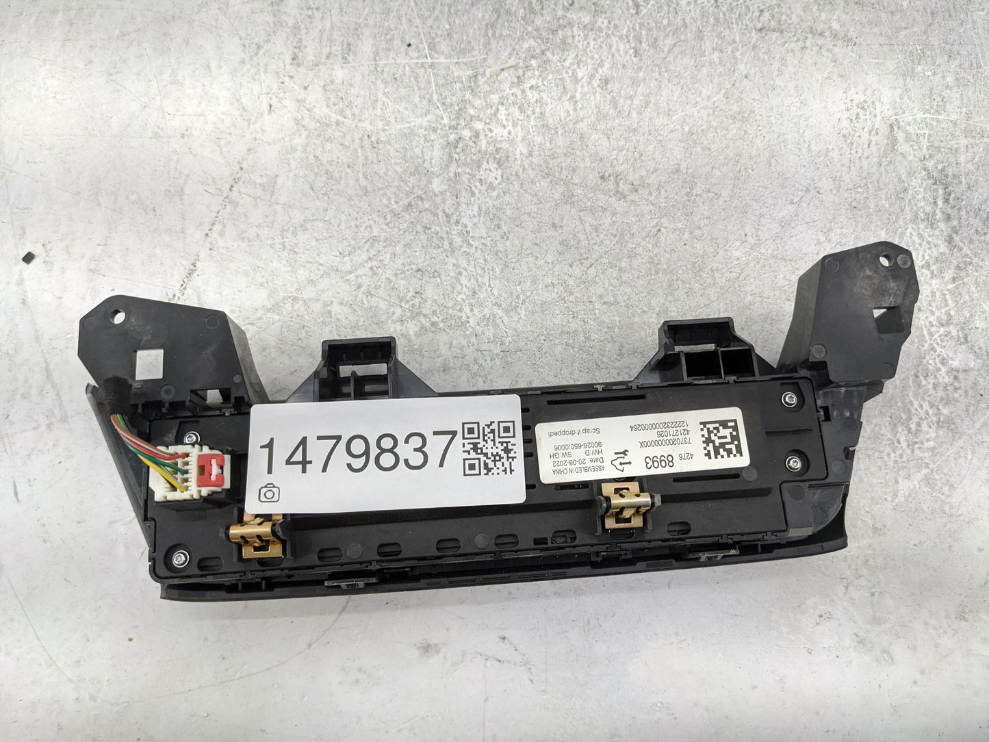 2022 Chevrolet Bolt Euv Climate Control Module Temperature AC/Heater Replacement P/N:42768993 7370200000000X, 421271026 Fits