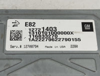 2017-2022 Chevrolet Colorado PCM Engine Control Computer ECU ECM PCU OEM P/N:116833270 12721403 Fits OEM Used Auto Parts - O