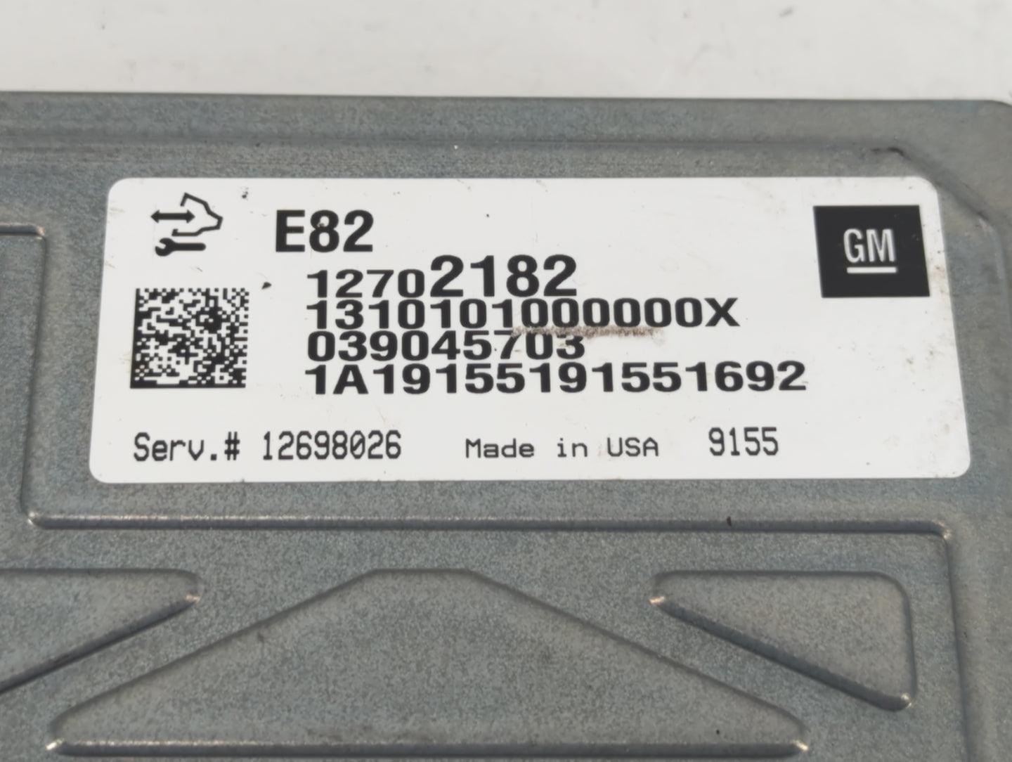 2017-2022 Chevrolet Colorado PCM Engine Control Computer ECU ECM PCU OEM P/N:12702182 Fits Fits 2016 2017 2018 2019 2020 202
