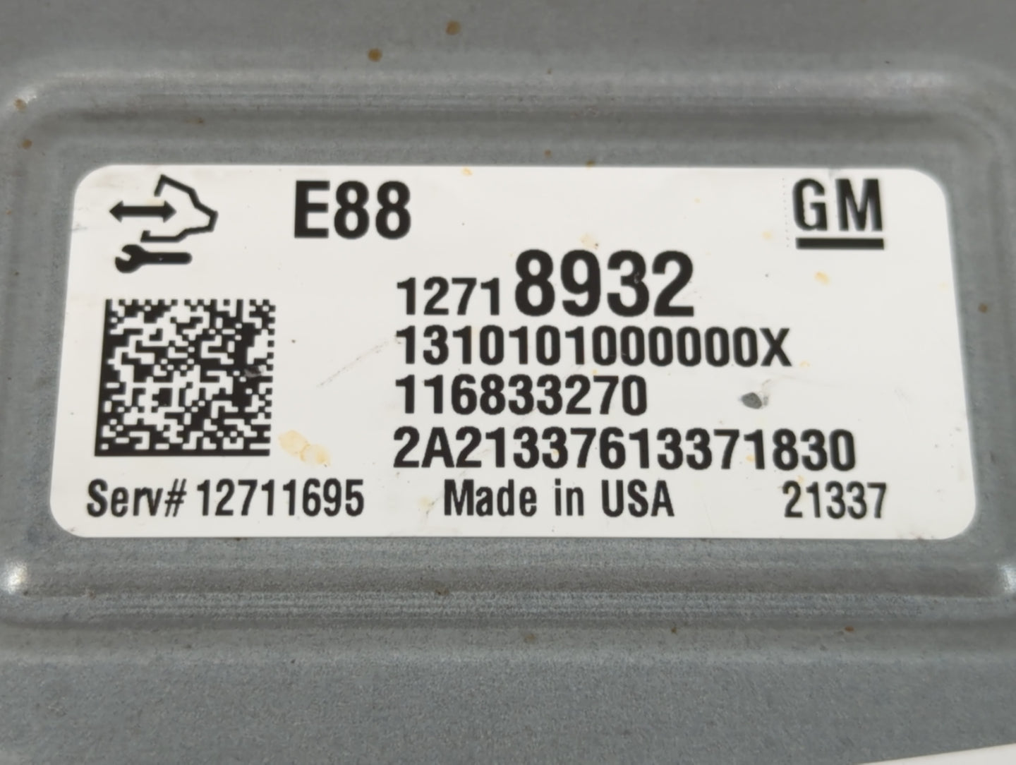 2020-2022 Chevrolet Equinox PCM Engine Control Computer ECU ECM PCU OEM P/N:12718932 Fits Fits 2020 2021 2022 OEM Used Auto 
