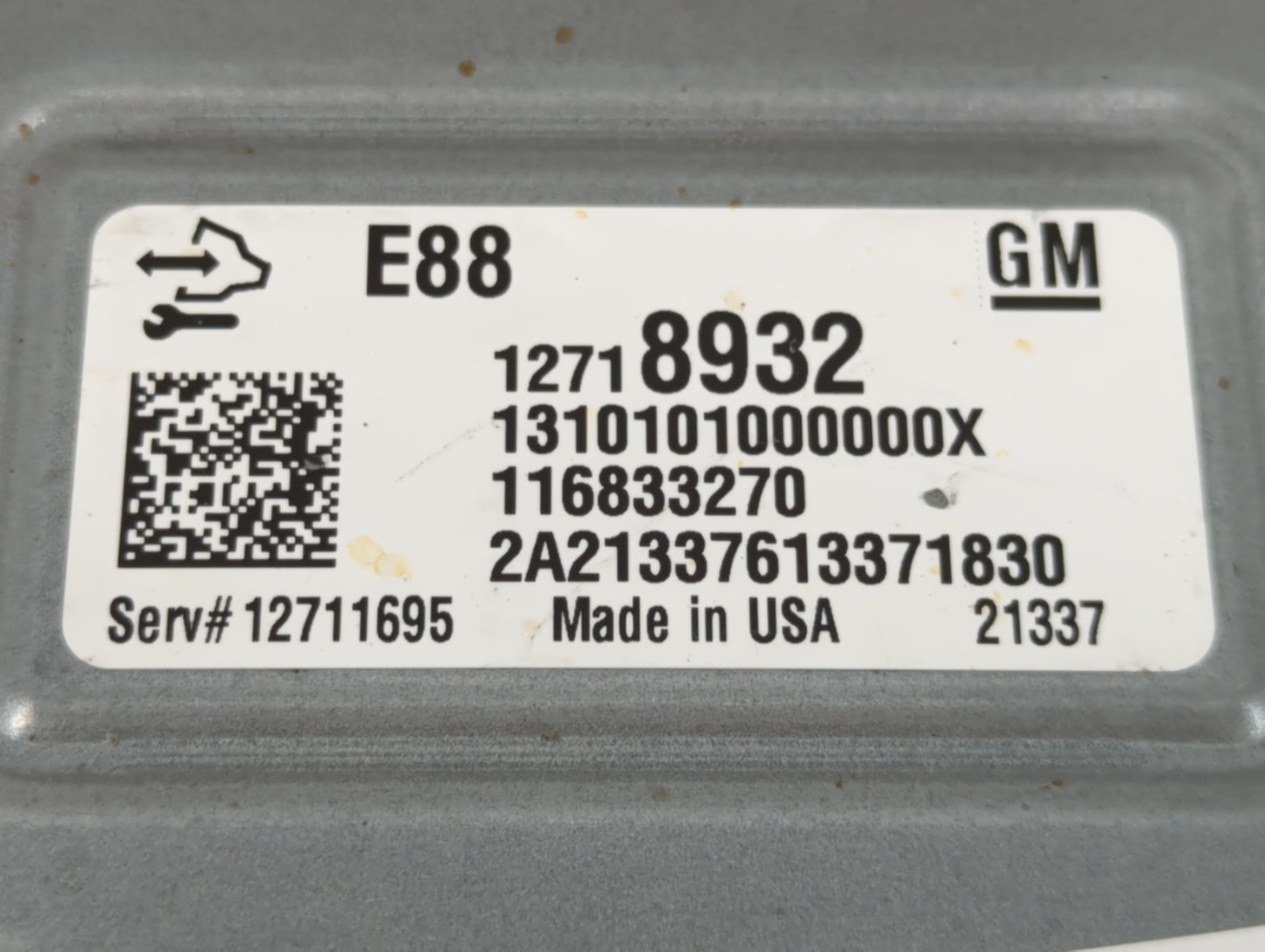 2020-2022 Chevrolet Equinox PCM Engine Control Computer ECU ECM PCU OEM P/N:12718932 Fits Fits 2020 2021 2022 OEM Used Auto 