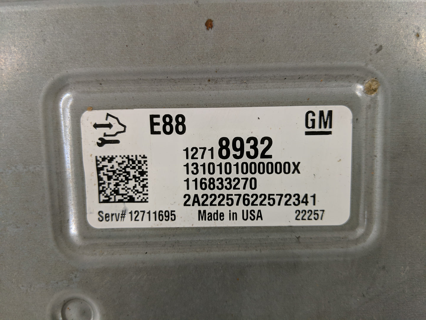 2020-2022 Chevrolet Equinox PCM Engine Control Computer ECU ECM PCU OEM P/N:12718932 Fits Fits 2020 2021 2022 OEM Used Auto 