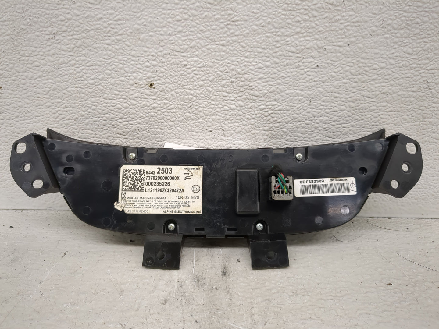2020-2022 Chevrolet Equinox Climate Control Module Temperature AC/Heater Replacement P/N:84422503 Fits Fits 2020 2021 2022 O