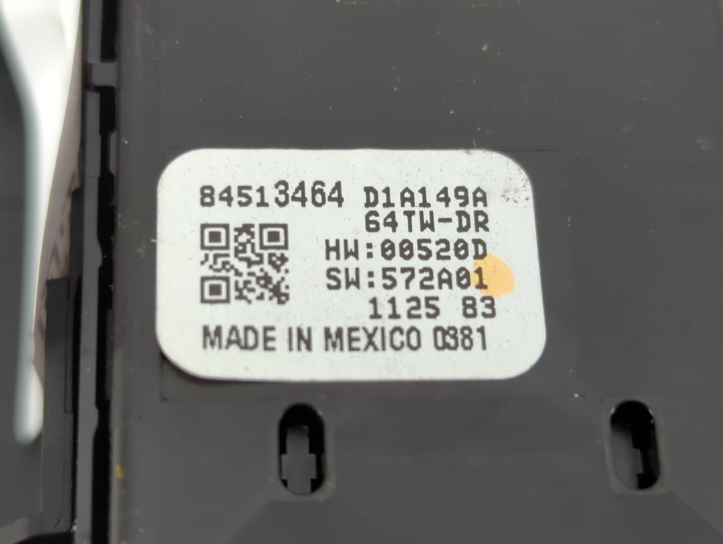 2018-2022 Chevrolet Equinox Master Power Window Switch Replacement Driver Side Left P/N:84513464 Fits OEM Used Auto Parts - 