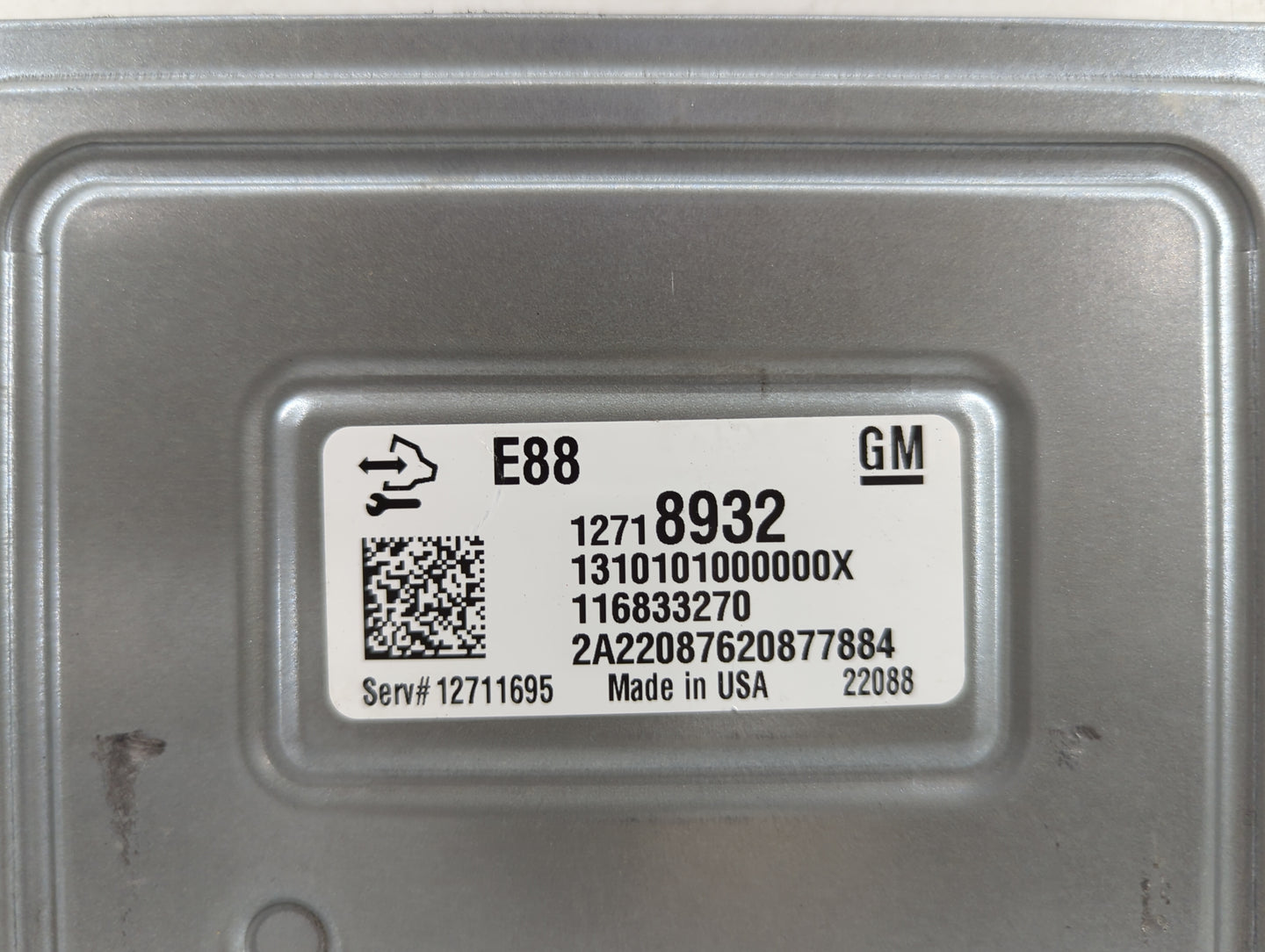 2020-2022 Chevrolet Equinox PCM Engine Control Computer ECU ECM PCU OEM P/N:116833270 12718932 Fits Fits 2020 2021 2022 OEM 