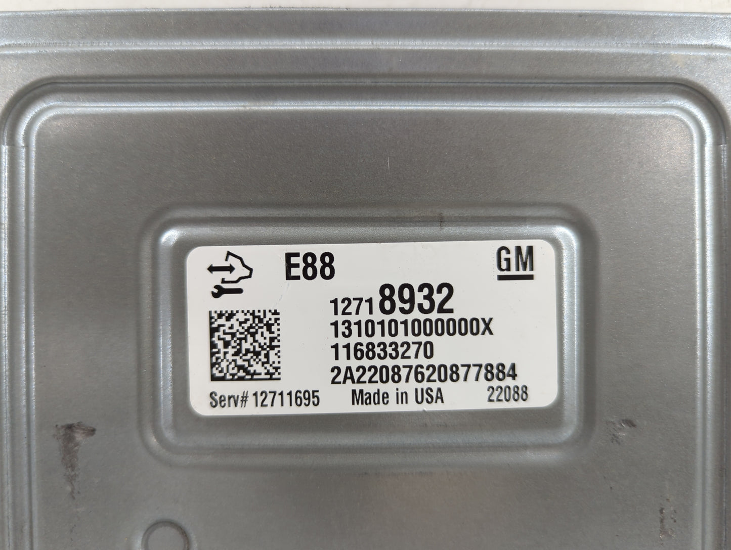 2020-2022 Chevrolet Equinox PCM Engine Control Computer ECU ECM PCU OEM P/N:116833270 12718932 Fits Fits 2020 2021 2022 OEM 